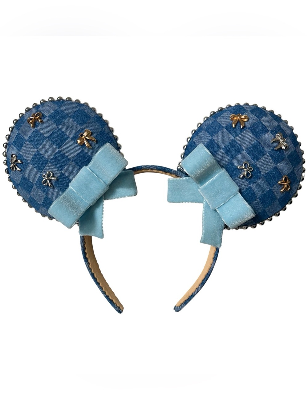 Preppy Luxe Denim Mouse Ears